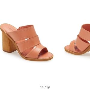 Coral Treasure & Bond block heel sandal Size 8.5